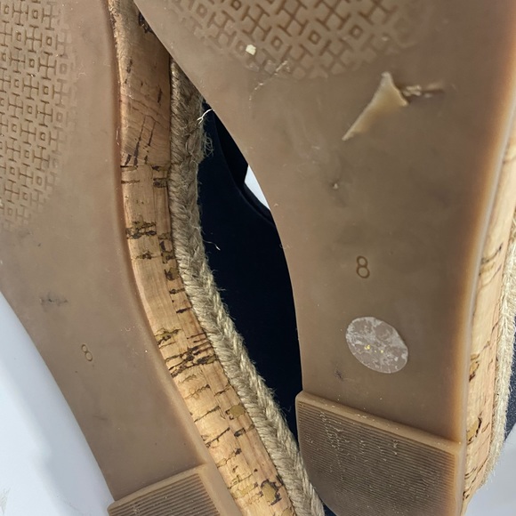 Tory Burch Women’s Black Penny Wedge Sandal - Picture 15 of 15